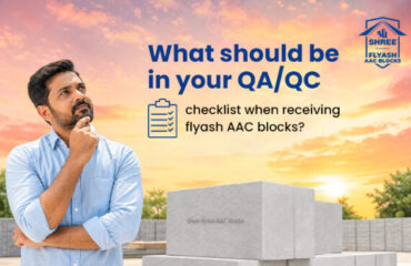 What should be in your QA/QC checklist when receiving fly ash AAC blocks?